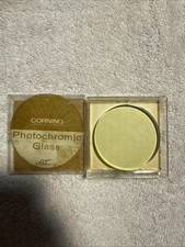 Vintage Corning Glass Works Photochromic Glass Sample Disk AT Variant Boxed Good picture