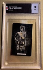 c. 1915 Susini Alrededor del Mundo #5 Transvaal Zulu Warrior Spanish Tobacco TGA picture