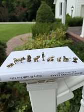 Miniature Brass Collection Set Of 9 picture