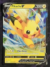 Pokemon Pikachu V SWSH285 Black Star Promo BSP picture