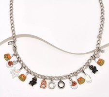 Kirks Folly Boo Charm Bracelet with Necklace Converter picture