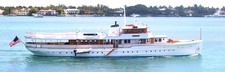 Luxury 1920's Yacht at Sea in Florida-Original Signed Color Digital Photograph picture