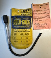 Vintage Thexton Permanent Cold-Chek Anti-Freeze & Coolant Tester Pocket W/paper picture