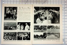 1940s Goodyear Life Goes to a Party Magazine Spread Ephemera - Golf & Ads picture