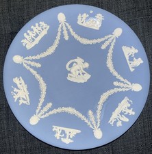 Vintage Wedgwood Jasperware Blue Plate 9