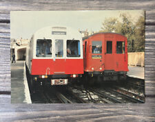 Vintage Old and new District Line stock at Ealing Broadway Post Card  picture