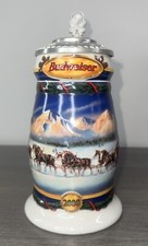 Budweiser 2000 Bud Holiday Stein Chistmas Beer Mug Series Tradition CS416SE picture