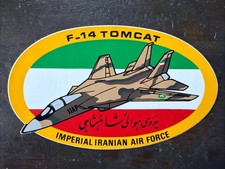 Vintage Imperial Iranian Air Force F-14 Tomcat Decal 5” IIAF Grumman picture