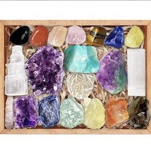 Deluxe Crystal Starter Kit (20 Pieces) – Wooden Box Edition Brand New picture