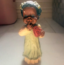 M. Holcombe All God's Children Angel Figurine Signed 1996 Resin Small Painted picture