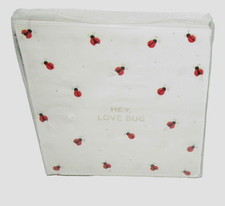 VALENTINE'S DAY BEVERAGE NAPKINS ~ 40 Ct ~ 3 Ply ~HEY,LOVE BUG ~ 10