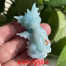 Natural amazonite little Flying Dragon Quartz Crystal Hand Carved random 1pc picture