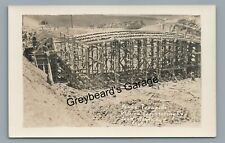 RPPC PENNSYLVANIA TURNPIKE Construction Westmoreland County? Real Photo Postcard picture