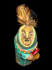 Judy Peele Tribal Blanket People Sculpture 7