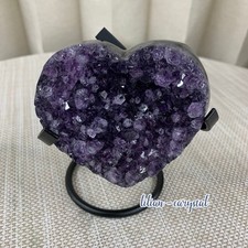490G  Natural Beautiful Pattern Purple Crystal Agate Love Spiritual Healing Gift picture