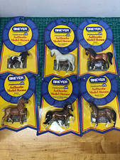 Vintage Breyer Stablemates Plastic Model Horses Lot of 6 Assorted Sealed on Card picture