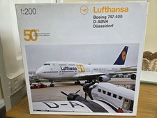 Lufthansa Boeing 747 1:200 Herpa Aircraft Model 50 Years Partnership With Boeing picture