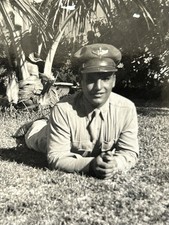 WW2 Vint Black Soldier US Army Examiner Stamp Military Barracks Snapshot picture