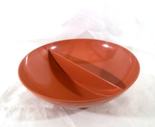 Vintage Durawear Burnt Orange Melamine Footed 10