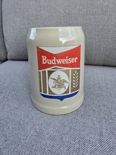 VINTAGE Budweiser Beer Gold Label Stoneware Stein Mug 5