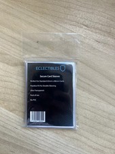 Trading Card Soft Sleeve 100 Penny Sleeve MTG Pokemon Yugioh Eclectibles picture