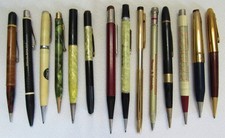 14 Vintage Illinois Iowa Advertising Mechanical Lead Pencils Repair Restoration picture