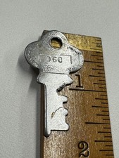🌿 🗝️ Vintage Key D60 LONG Mfg Company Atkinson Long EVERLASTING Trunk D-60 picture