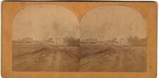 Asa Taft's Residence, Distant View, North Grenwich, NY, 1870's Hurd Stereo view picture