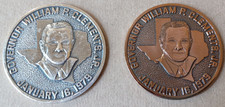 Lot of 2 Medallions: Governor William P. Clements, Jr. January 16, 1979 picture