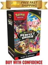 Pokemon TCG Mega Evolution Perfect Order Booster Bundle 6 Packs Sealed 2026 picture