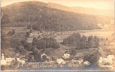 RPPC Weston VT Birdseye View of Weston Hills early 1900s picture