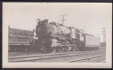Pennsylvania Railroad Class G-5S 4-6-0 steam locomotive #5709 in yard picture