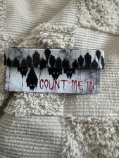 ZOX **COUNT ME IN** #0494 Silver Single Medium New picture