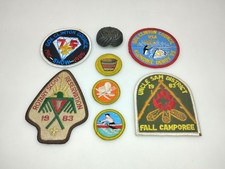 1980s BSA Memorabilia Lot - 7 Patches, 1 Slide NY Council/Camporee Collectibles picture