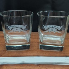 Chivas Regal 12 Rocks Glasses, Set of 2, Clear, Distillery Advertising picture