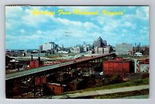 Richmond VA-Virginia, Aerial General Greetings, Antique, Vintage c1960 Postcard picture