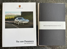 PORSCHE PANAMERA S 4S TURBO  PRESTIGE SALES BROCHURE 2009 & PROMO NOTEPAD USA picture
