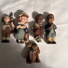 Sarah's attic figurines Lot, Patriotic with African American. Rare Collection. picture