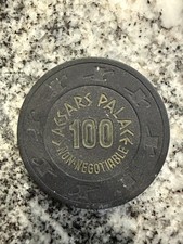 Vintage 1980s Caesars Palace NCV 100 Casino Chip Las Vegas NV picture