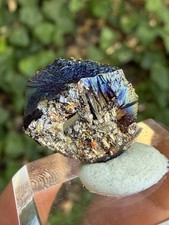 Iridescence Sphalerite with Chalcopyrite from Baxter Springs, Kansas, 3.8gm, 1.8 picture