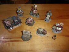 9 piece Boyd's town village miniatures food Caitlin's samples, sweet treats,  picture