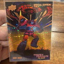 2026 Upper Deck Transformers the Movie 40th HOT ROD Unicron Gold Parallel /86 picture