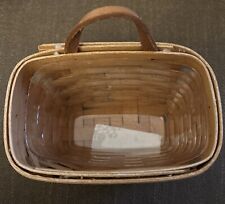 Longaberger Ambrosia Booking Basket w/Plastic Protector NEW picture