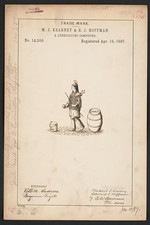 Sioux City IA 1887 Chief Lubricating Compound Trademark M J Kearney E J Hoffman picture