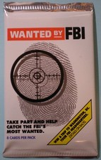 1993 Wanted by the FBI Trading Card Pack picture