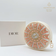Dior 2026 Mother's Day Limited Butterfly Embroidered Round Pouch New With Box picture