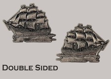 Tall Ship Sailing Vessel 250th Anniversary Shaped Challenge Coin  J#40 picture