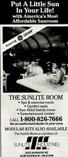 1989 Vintage Print Ad Sunlite Industries Put a Little Sun In Your Life Room picture
