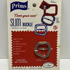 Vintage Prims Slim Buckle Cover Your Own Kit Rustproof All Brass New Old Stock picture