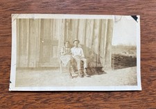 Crowell Texas Young Married Couple Original Vintage Photo picture